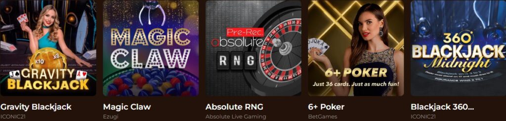 Gry z krupierem na żywo w Mino Casino z prawdziwymi krupierami